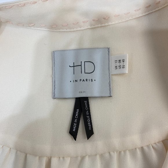 HD in Paris Anthroplogie Blouse Beige - 12 - Picture 3 of 6